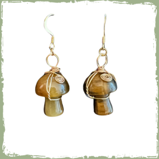 Mushroom Earrings